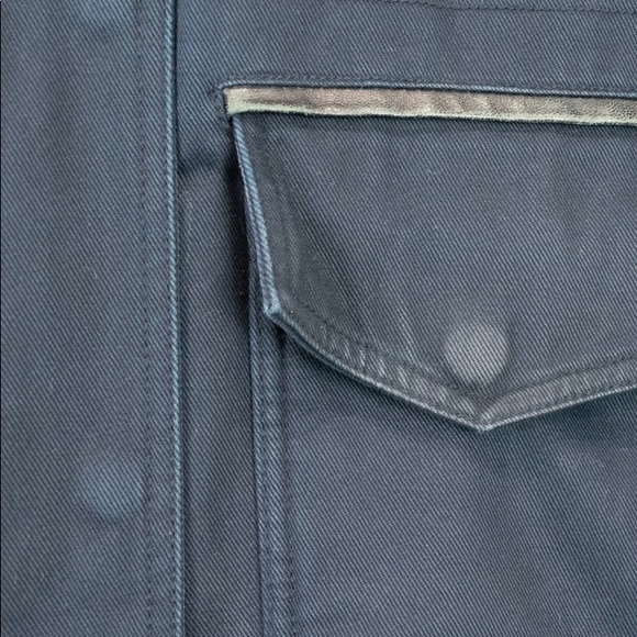 ♥️The Kooples| Navy Military Cargo Parka - UK sz 2 - Picture 3 of 10